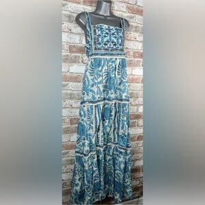 Joie Elissabet Boho Sleeveless Tie-Back Maxi Dress- Size 12 ,NWT $199